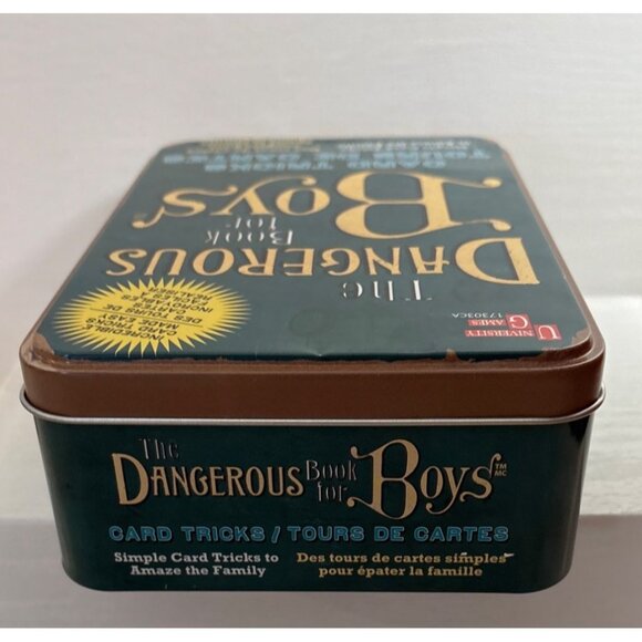 The Dangerous Book For Boys Card Tricks Set W/ Svengali Deck & Instructions - Picture 9 of 9